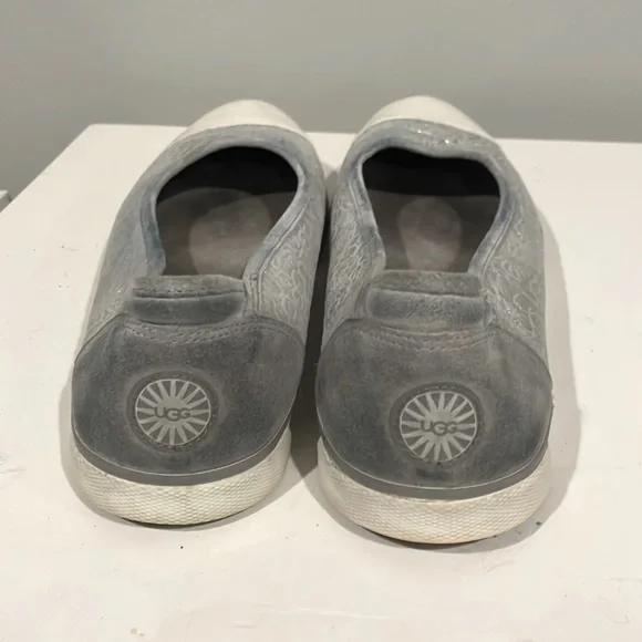 UGG silver slip-on flats - Size 9 - Picture 2 of 8